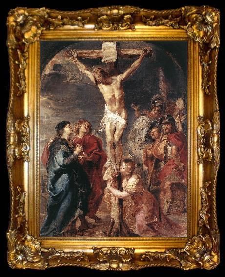 framed  RUBENS, Pieter Pauwel Christ on the Cross ag, ta009-2